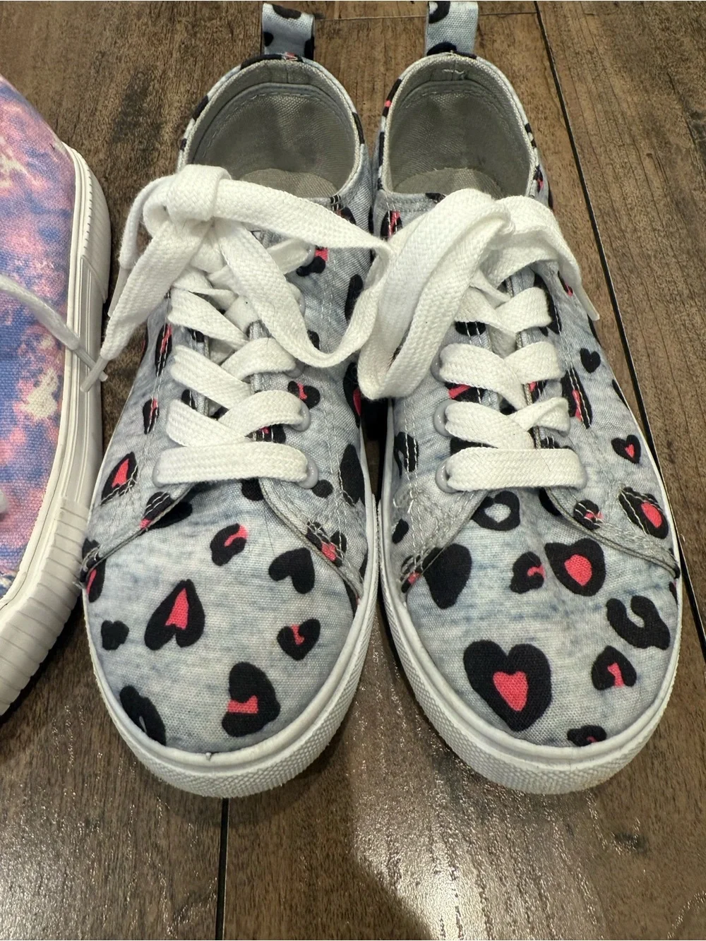 2 PAIRS - Like New - Girls Sneakers